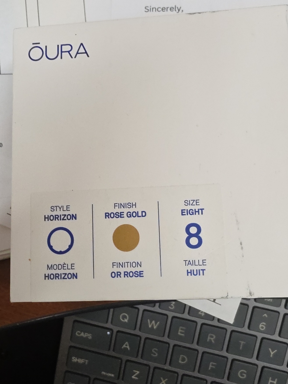 Oura Horizon Ring in Rose Gold - Picture 8 of 8